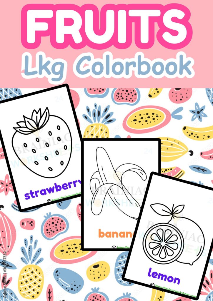 lkg fruits color book